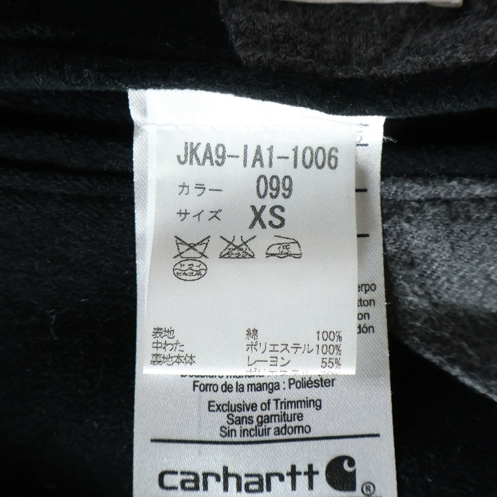 CARHARTT(カーハート) ×ADAM KIMMEL アダムキメル コットンモールスキン テーラードジャケット 金ボタンブレザー ブラック AKC02