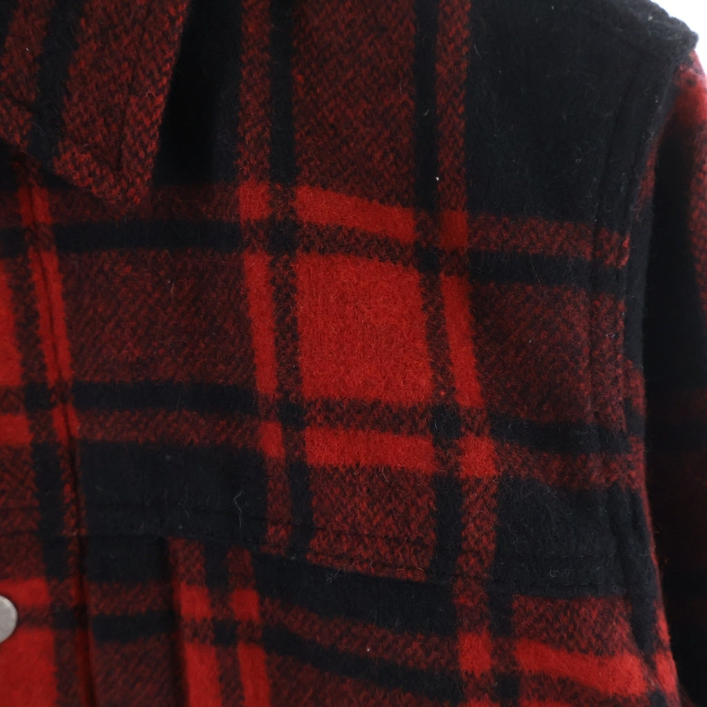 eYe COMME des GARCONS JUNYA WATANABE MAN(アイ コム デ ギャルソン ジュンヤ ワタナベ マン) ×LEVI'S 15AW AD2015 リーバイス レザーエルボーパッチ ウールフランネル トラッカージャケット WP-B908