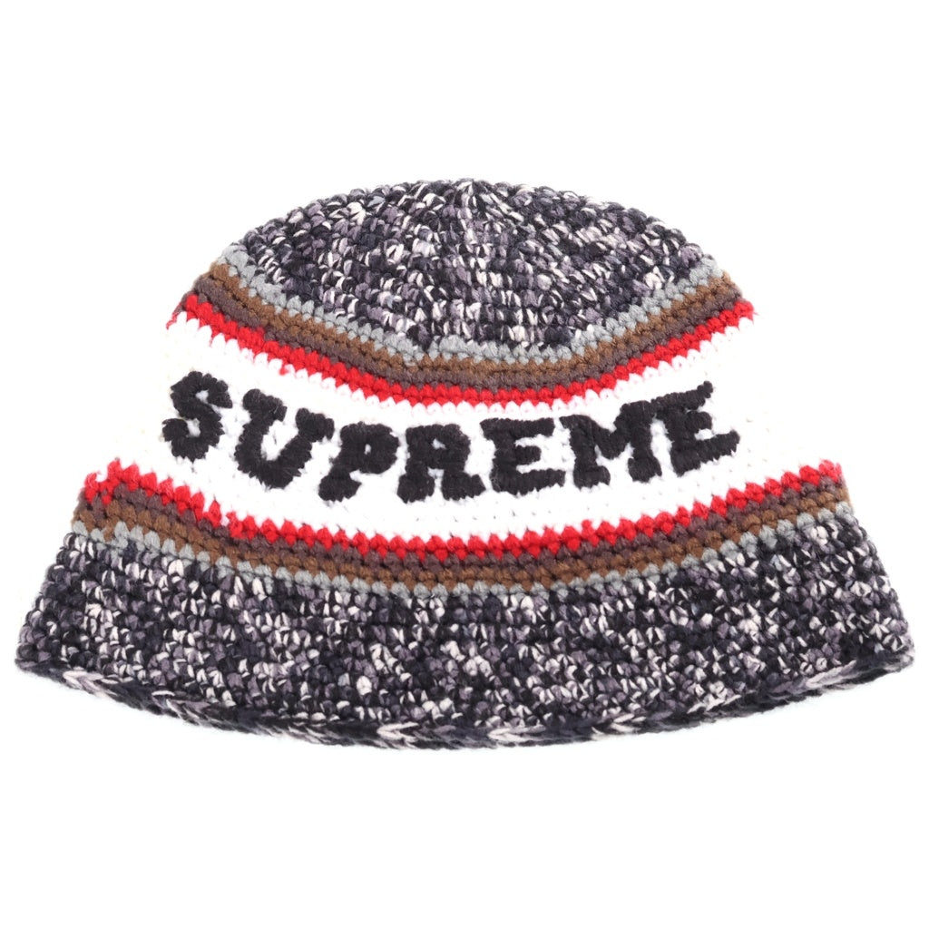 SUPREME(シュプリーム) 26SS Knit Logo Crusher Hat ニットロゴ クラッシャーハット ブラック