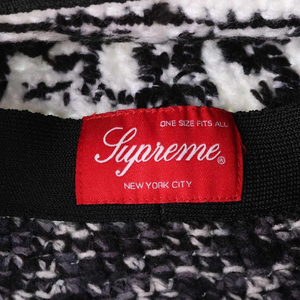 SUPREME(シュプリーム) 26SS Knit Logo Crusher Hat ニットロゴ クラッシャーハット ブラック