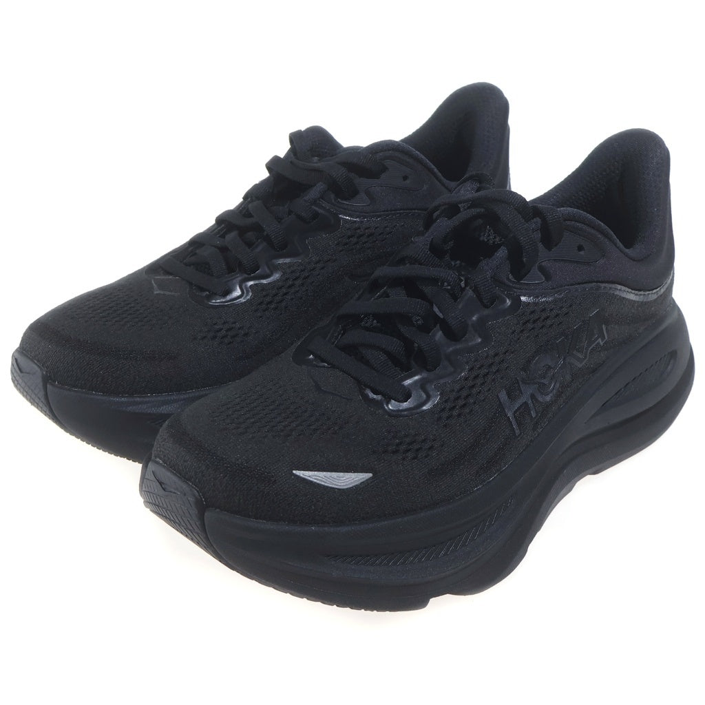 HOKA ONE ONE(ホカオネオネ) M BONDI 9 ボンダイ メッシュ ローカットスニーカー ブラック US8/26cm 1162011