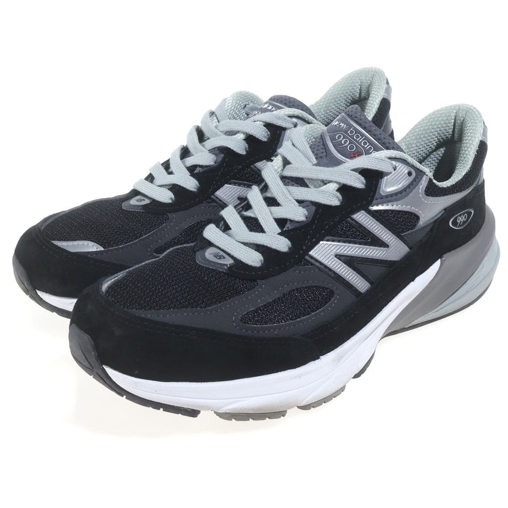 New Balance(ニューバランス) M990BK6 スウェード メッシュ ローカットスニーカー ブラック US8.5/26.5cm