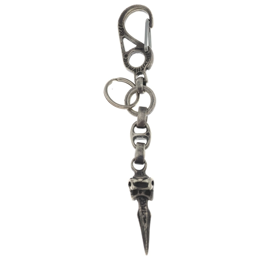 Bill Wall Leather/BWL(ビルウォールレザー) DOUBLE SKULL DAGGER KEY CHAIN ダブルスカルダガー キーチェーン シルバー