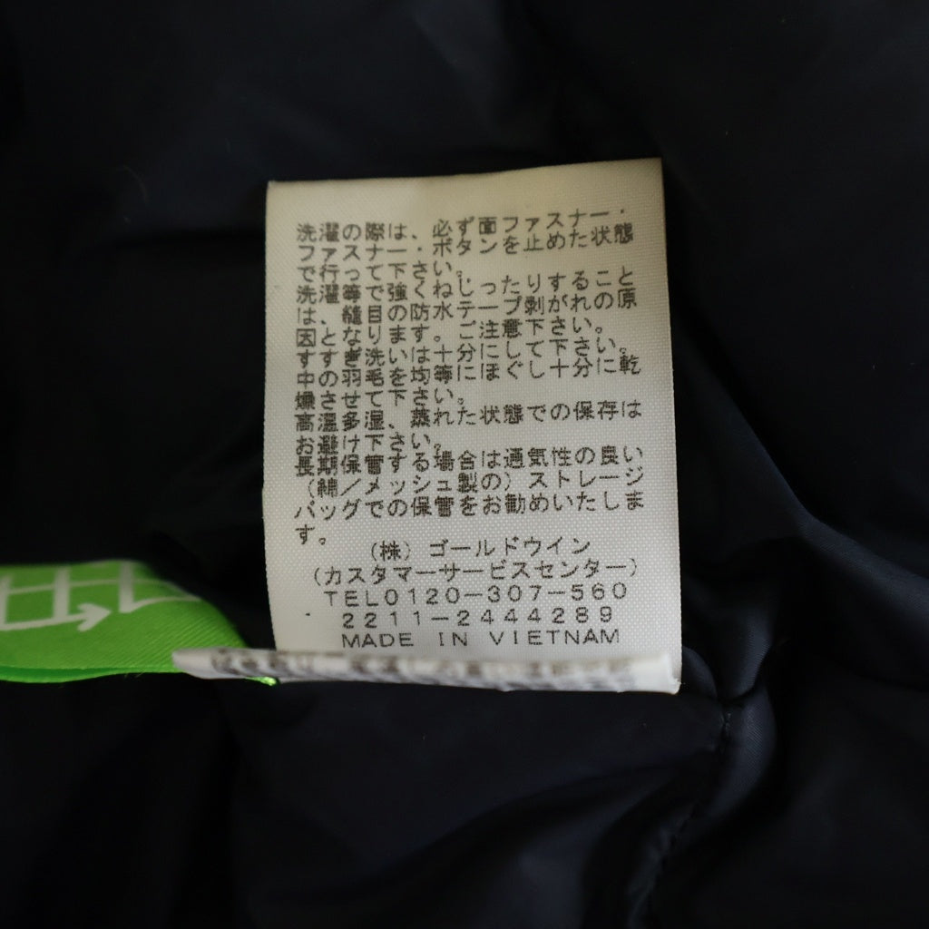 THE NORTH FACE(ザノースフェイス) 22AW GORE-TEX MOUNTAIN DOWN JACKET ゴアテックス ロゴエンブロイダリー フーデッドマウンテンダウンジャケット ブラック ND92237