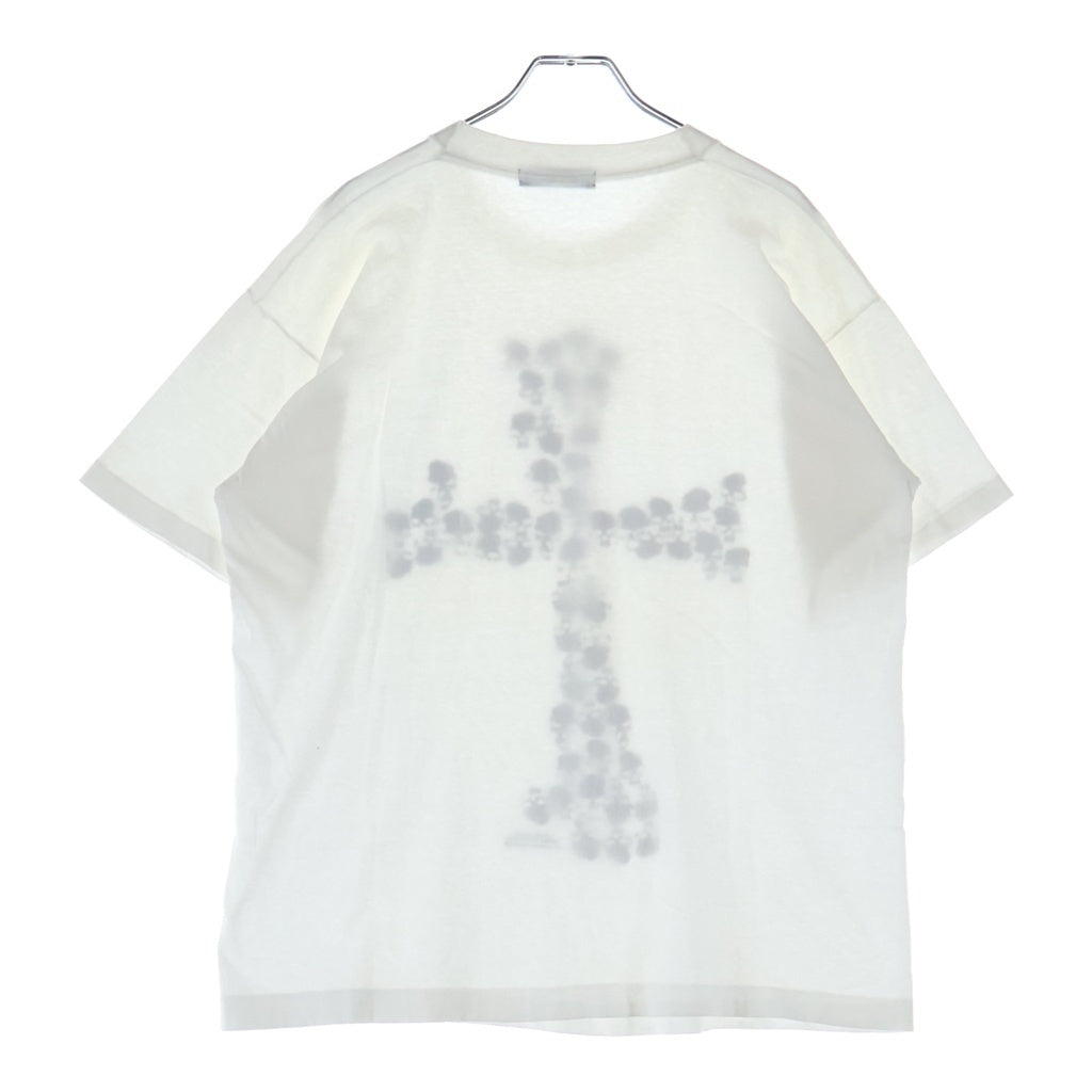 UNDERCOVER(アンダーカバー) 96SS ARCHIVE ドクロ期 クロススカル プリント クルーネック 半袖Tシャツ カットソー ホワイト アーカイブ