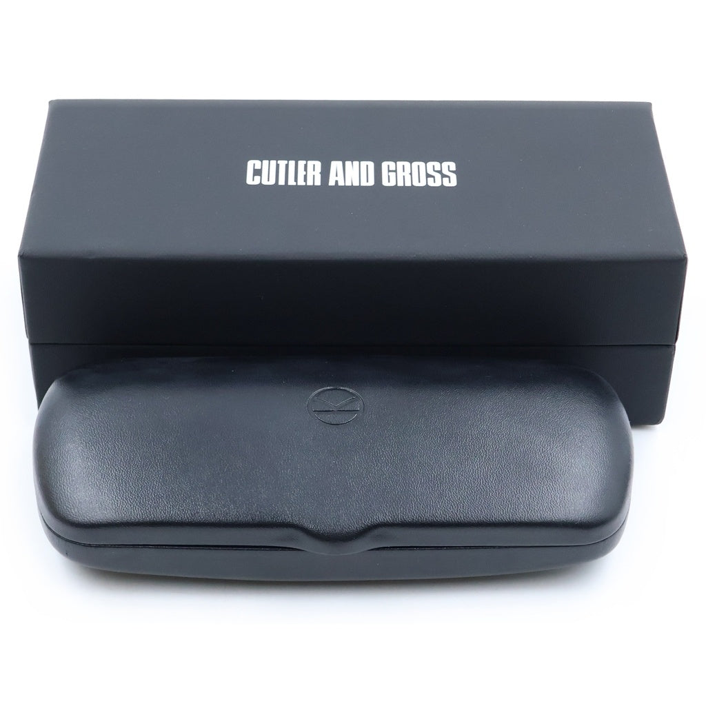 CUTLER AND GROSS(カトラーアンドグロス) ×KINGSMAN MPOP 0868 01 キングスマン スクエアフレーム クリアレンズ サングラス メガネ ブラック