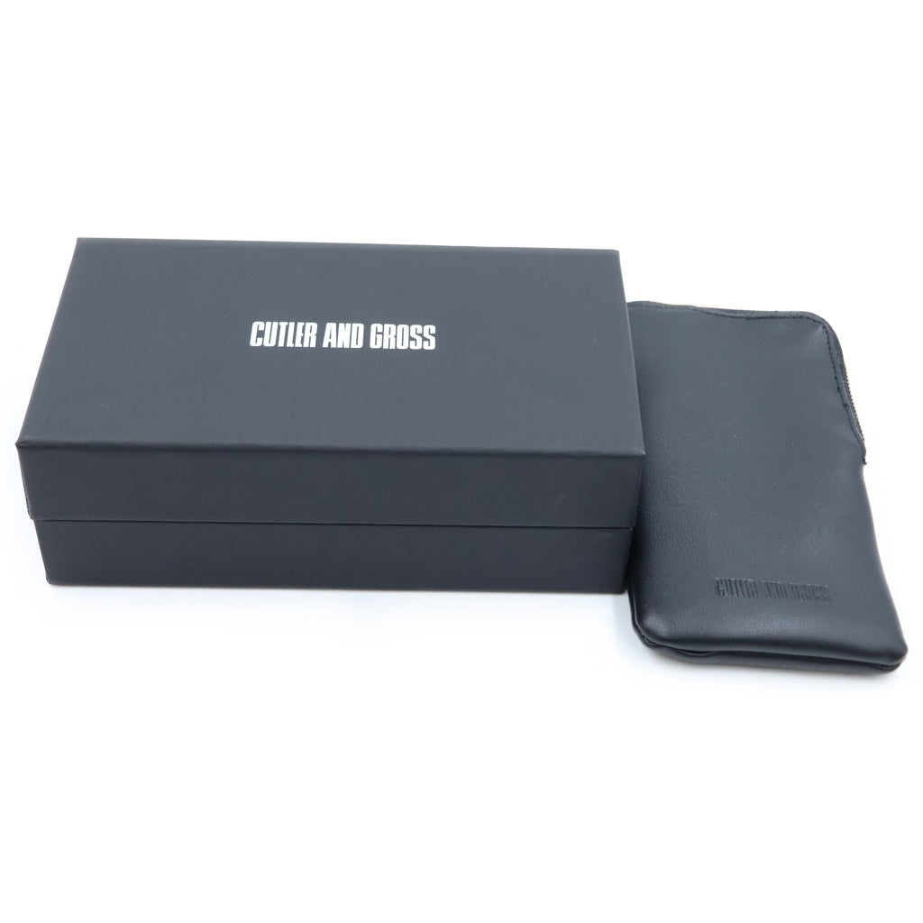 CUTLER AND GROSS(カトラーアンドグロス) ×KINGSMAN MP0932 01 キングスマン ウェリントンフレーム クリアレンズ サングラス メガネ ブラック