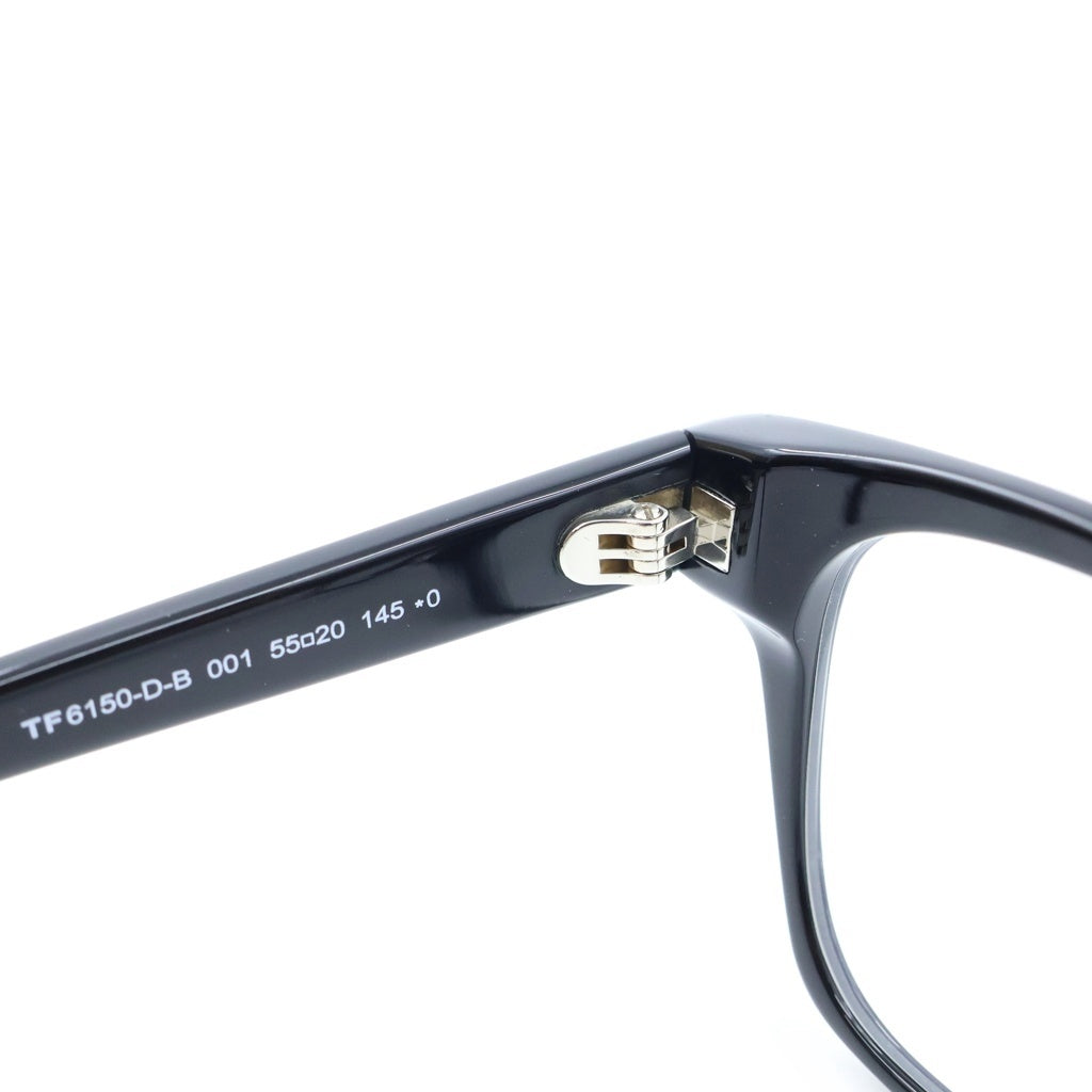TOM FORD(トムフォード) アジアンフィット スクエアフレーム クリアレンズ サングラス メガネ ブラック TF6150-D-B