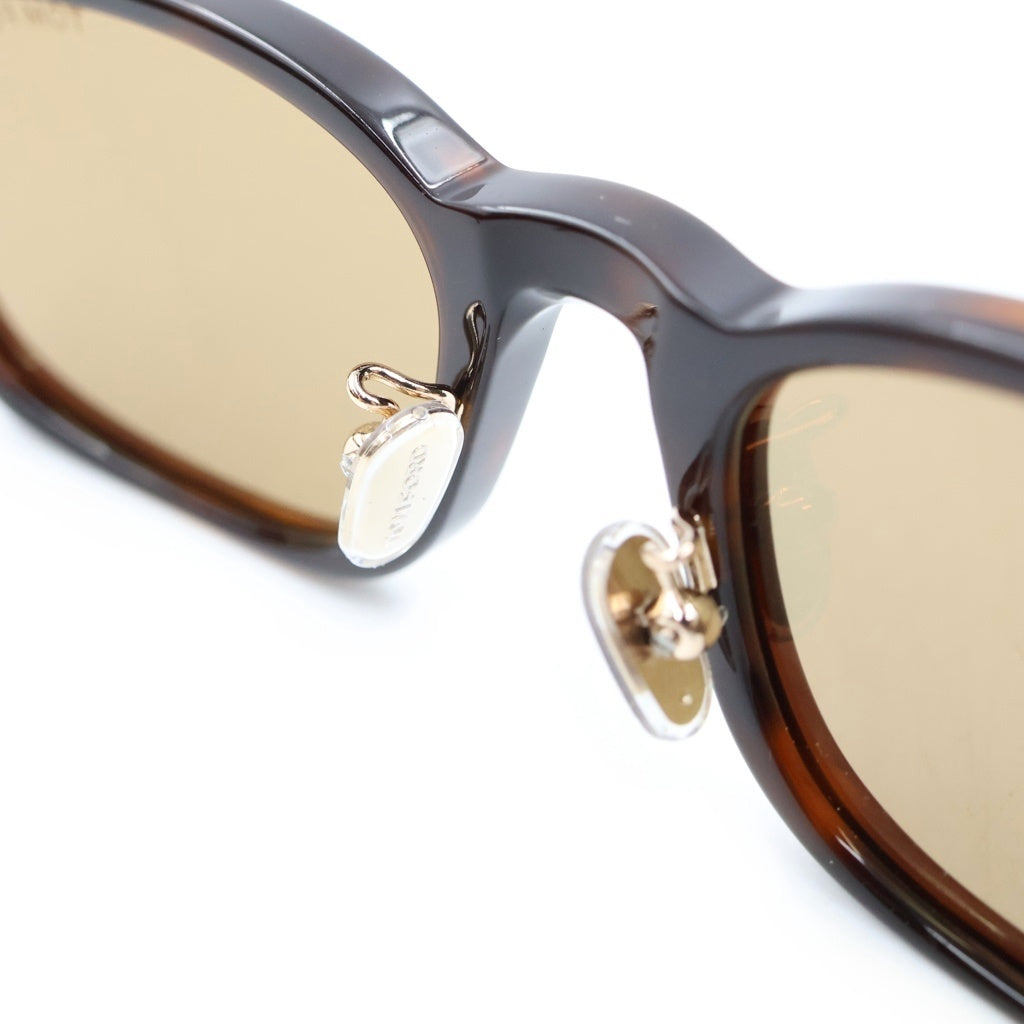 TOM FORD(トムフォード) アジアンフィット スクエアフレーム カラーレンズ サングラス メガネ ブラウン TF1350-D