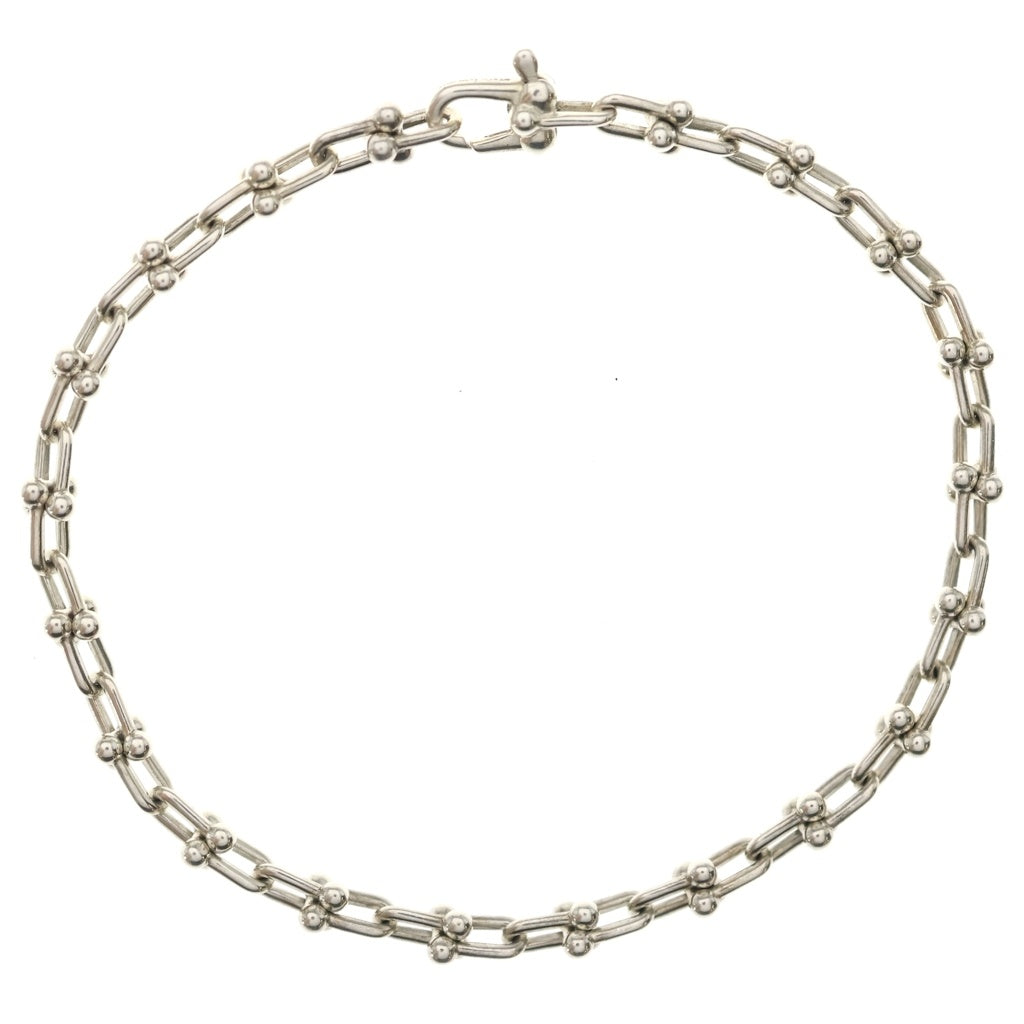 TIFFANY & Co.(ティファニー) ハードウェア マイクロリンク チェーンブレスレット シルバー レディース