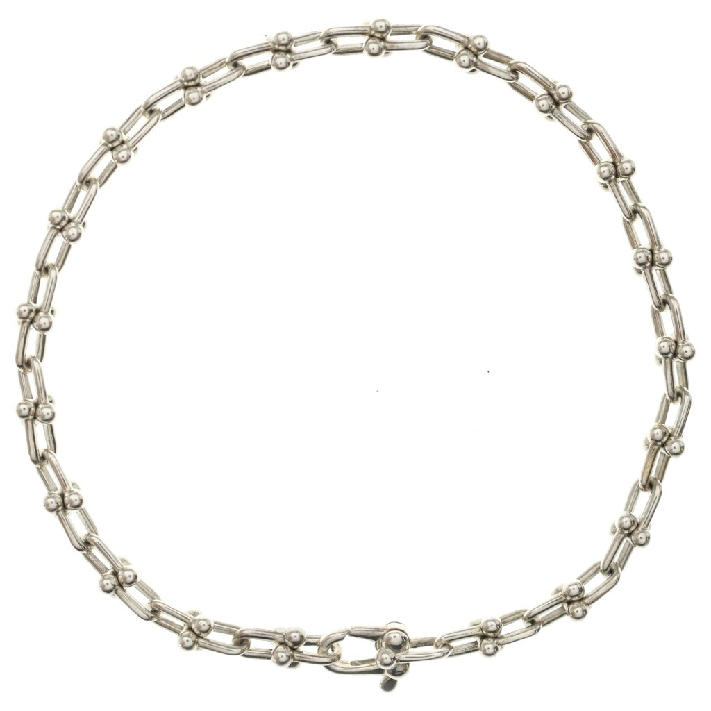 TIFFANY & Co.(ティファニー) ハードウェア マイクロリンク チェーンブレスレット シルバー レディース