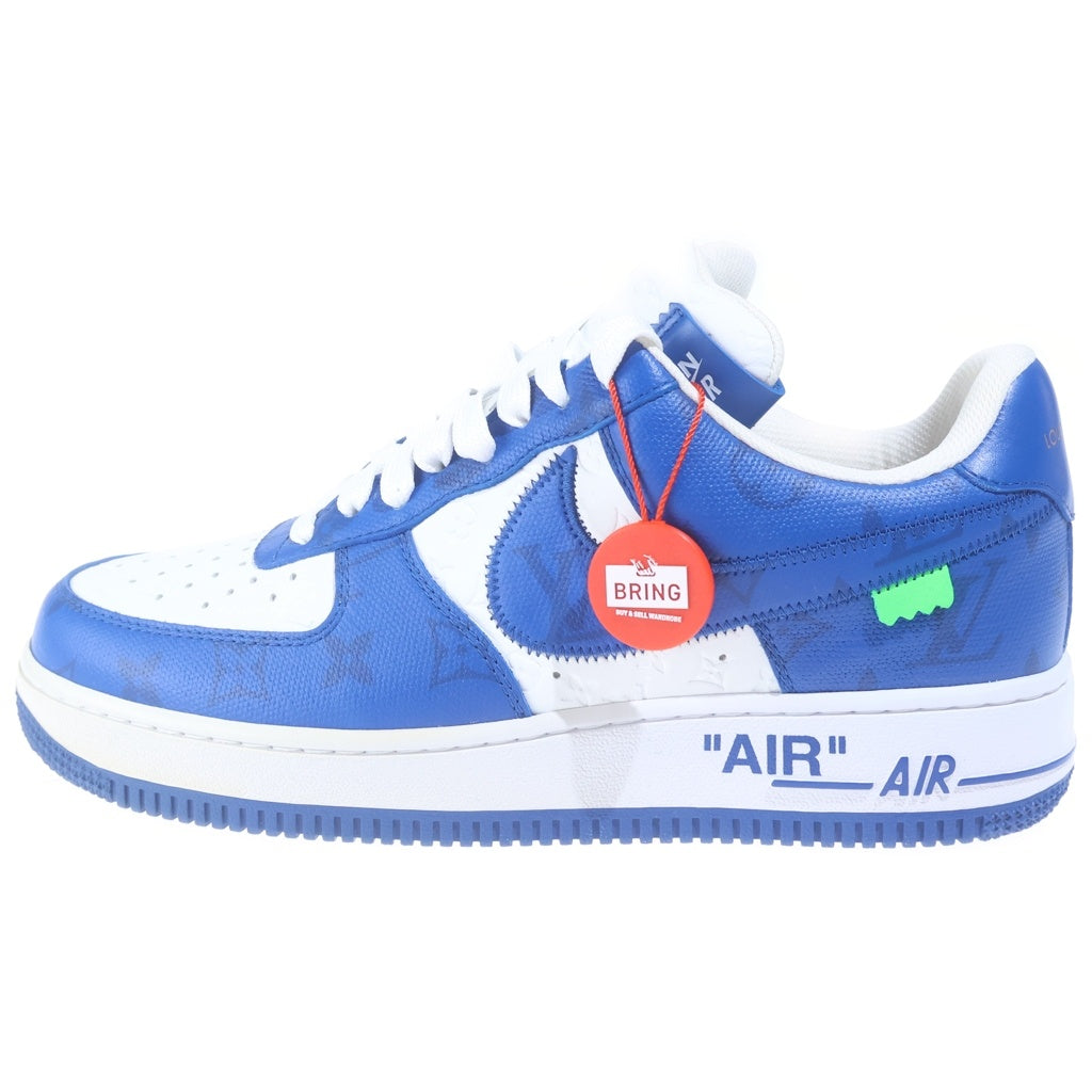 LOUIS VUITTON(ルイヴィトン) ×NIKE AIR FORCE 1 LOW by Virgil Abloh ナイキ エアフォース1 ヴァージルアブロー ローカットスニーカー ブルー/ホワイト