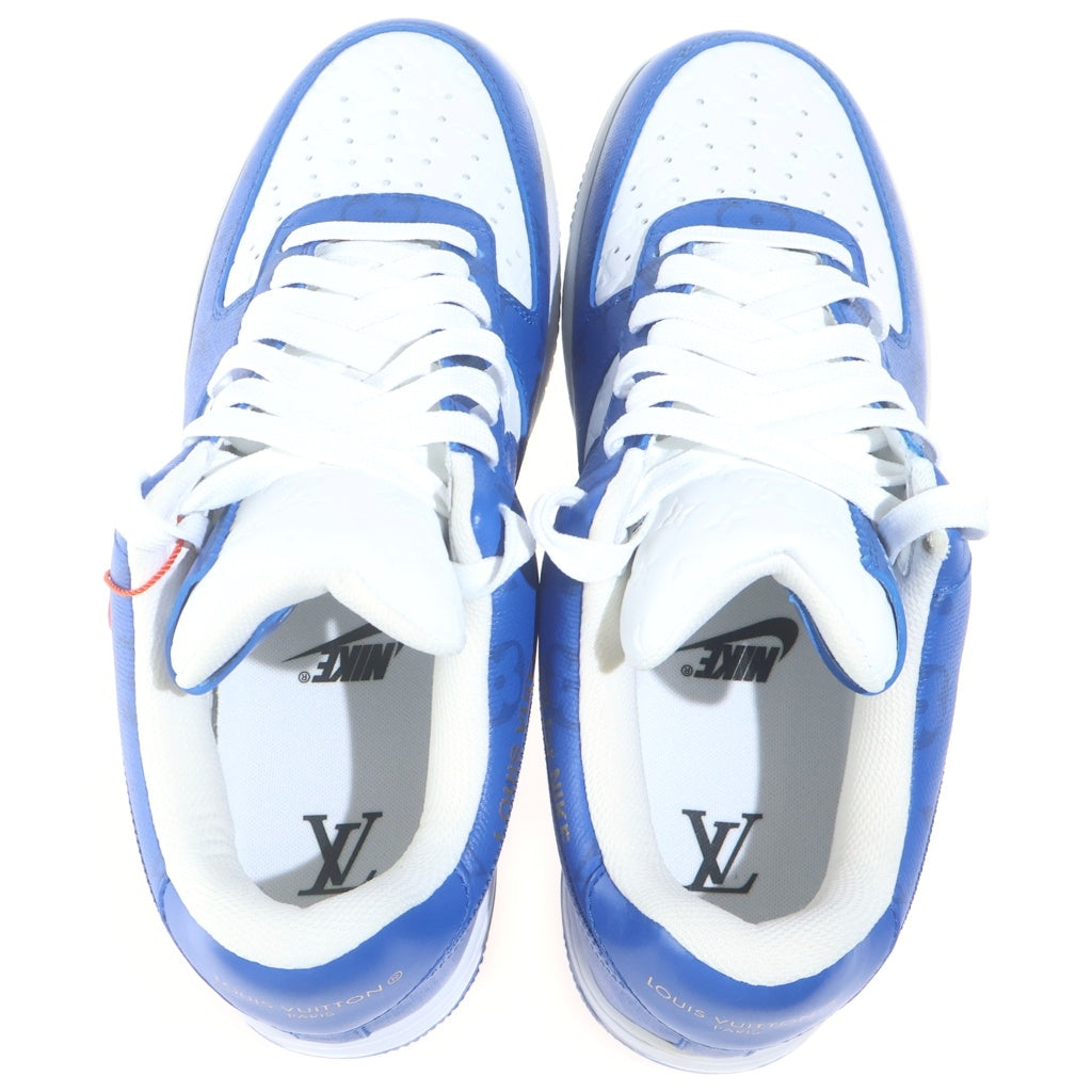 LOUIS VUITTON(ルイヴィトン) ×NIKE AIR FORCE 1 LOW by Virgil Abloh ナイキ エアフォース1 ヴァージルアブロー ローカットスニーカー ブルー/ホワイト