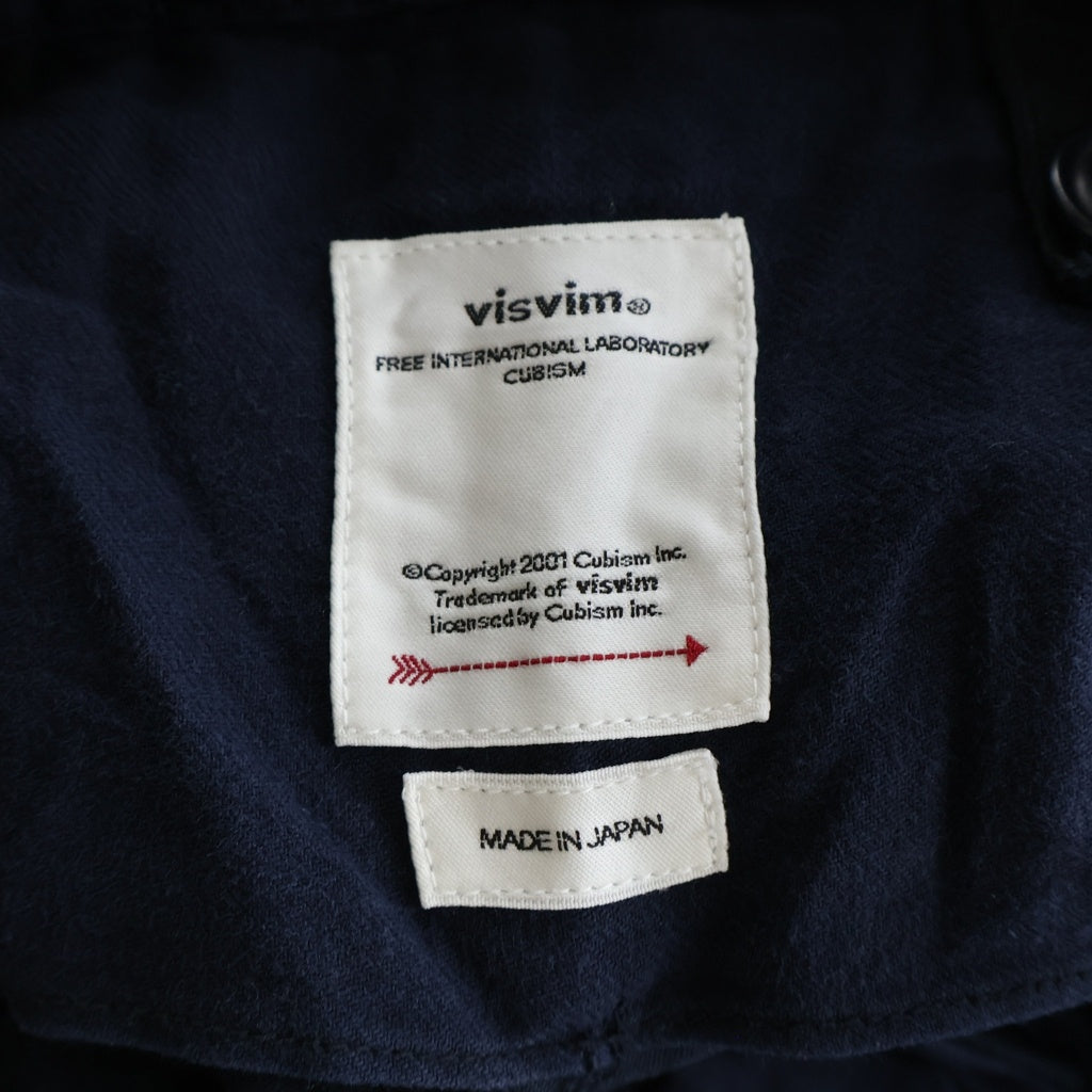 VISVIM(ヴィスヴィム) 20SS JUMBO EIGER SANCTION SHORTS ジャンボ アイガー サンクション カーゴショーツ ハーフパンツ ネイビー 0120305008005