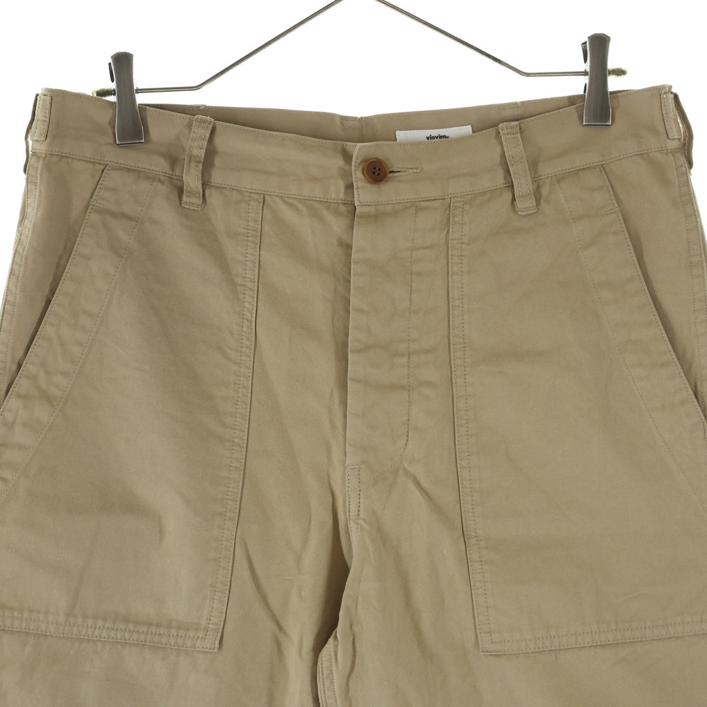 VISVIM(ヴィスヴィム) 22SS ALDA SHORTS アルダ シンチバック ショーツ ハーフパンツ ベージュ 0122105008013