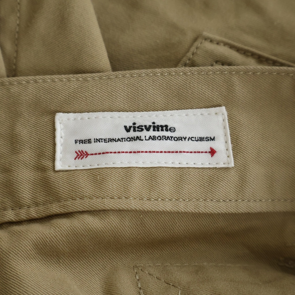 VISVIM(ヴィスヴィム) 22SS ALDA SHORTS アルダ シンチバック ショーツ ハーフパンツ ベージュ 0122105008013