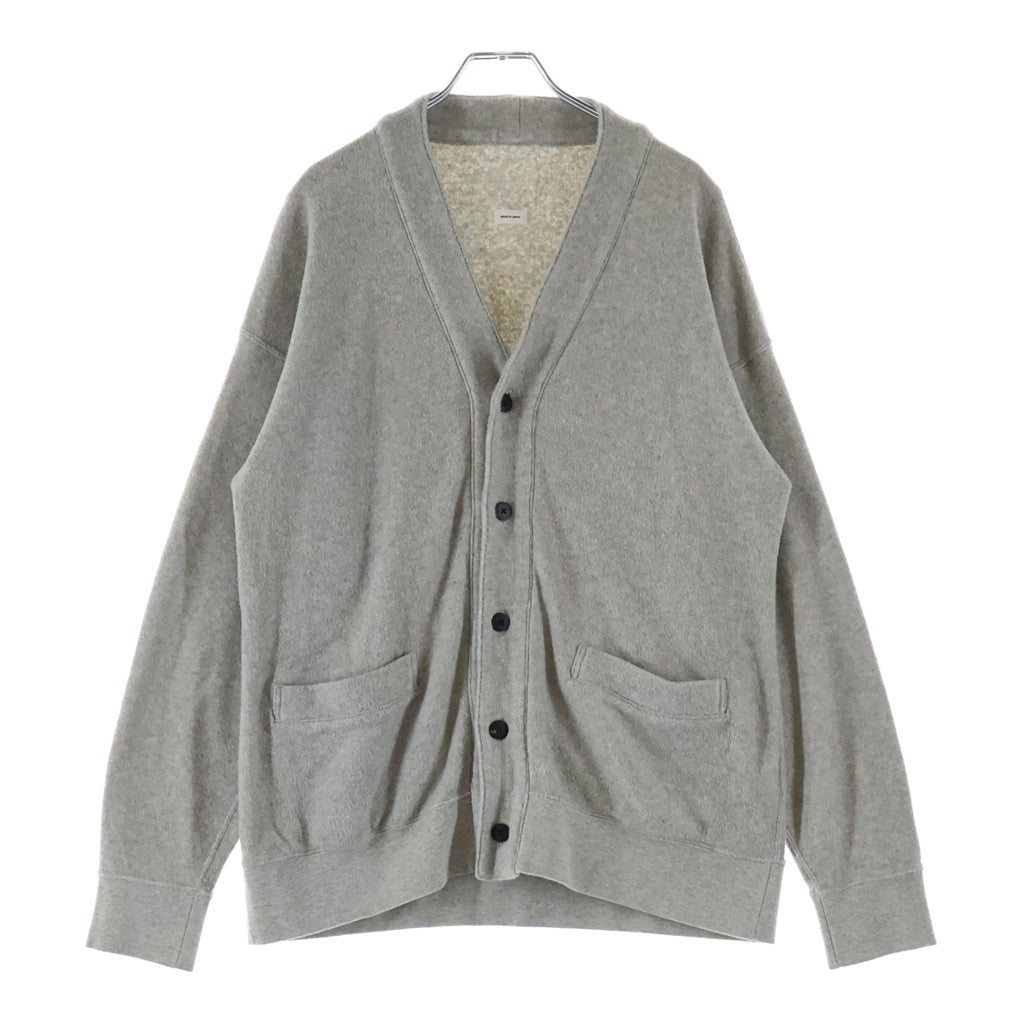 VISVIM(ヴィスヴィム) 22SS SELMER LONG CARDIGAN C/WS PILE セルマー ロング カーディガン グレー 0122105010023