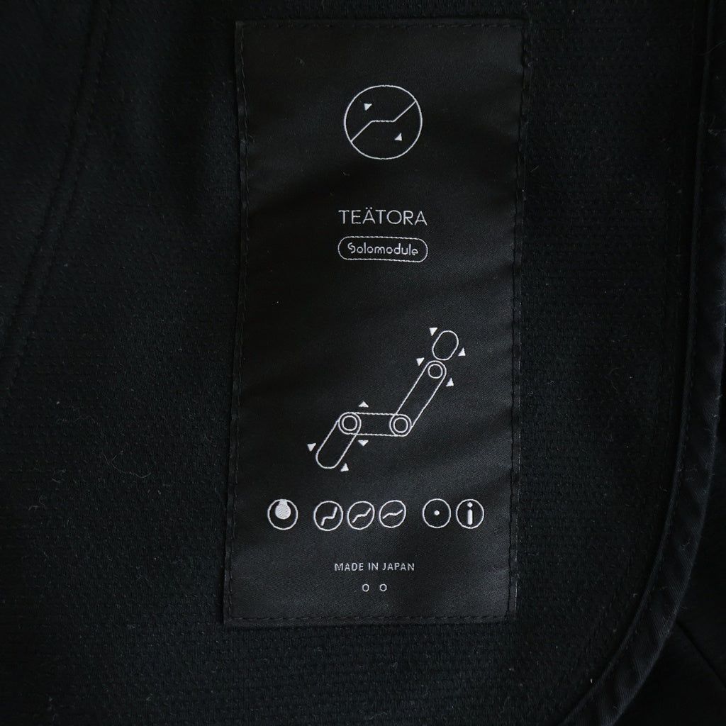 TEATORA(テアトラ) WALLET PANTS OFFICE SOLOMODULE オフィスソロモジュール ウォレット イージーパンツ ブラック TT-0040F-SM