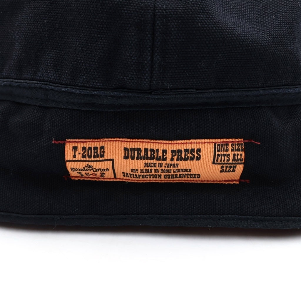 TENDERLOIN(テンダーロイン) FLIGHT CAP Teeパッチ コットン フライトキャップ 帽子 ネイビー