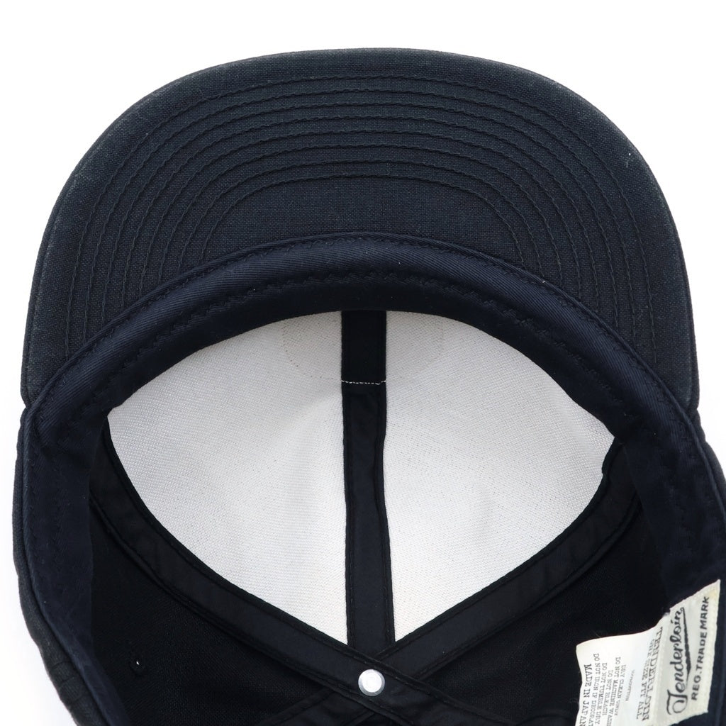 TENDERLOIN(テンダーロイン) TRUCKER CAP フロントロゴパッチ コットン トラッカーキャップ 帽子 ブラック