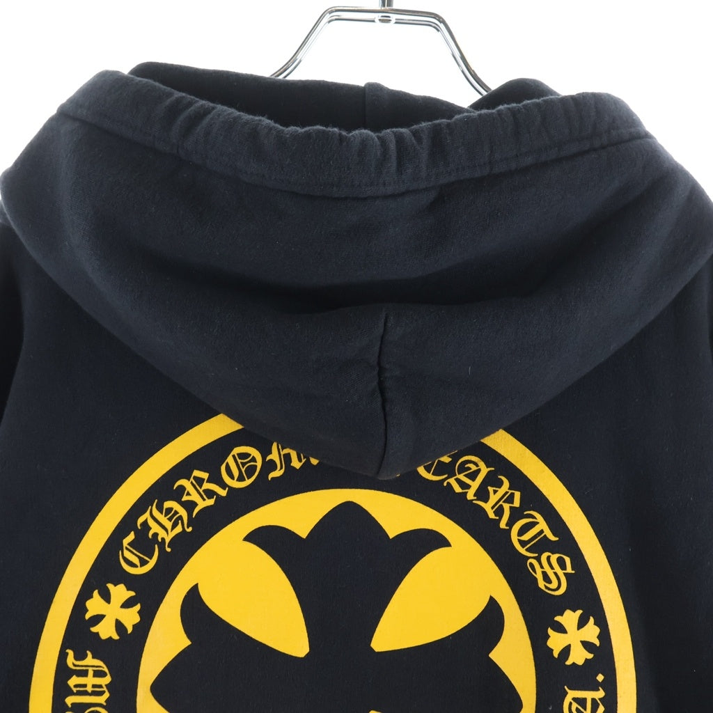 CHROME HEARTS(クロムハーツ) SWTSHRT HD PLVR CHプラスプリント プルオーバースウェットパーカー フーディー ブラック