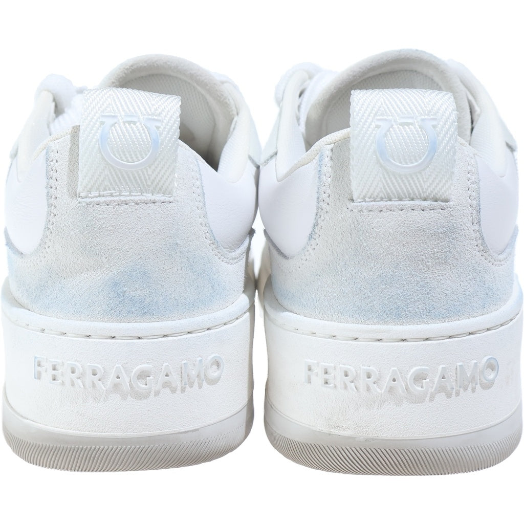 FERRAGAMO(フェラガモ) GANCINI SNEAKER ガンチーニ ローカットスニーカー ホワイト レディース 023588 776671