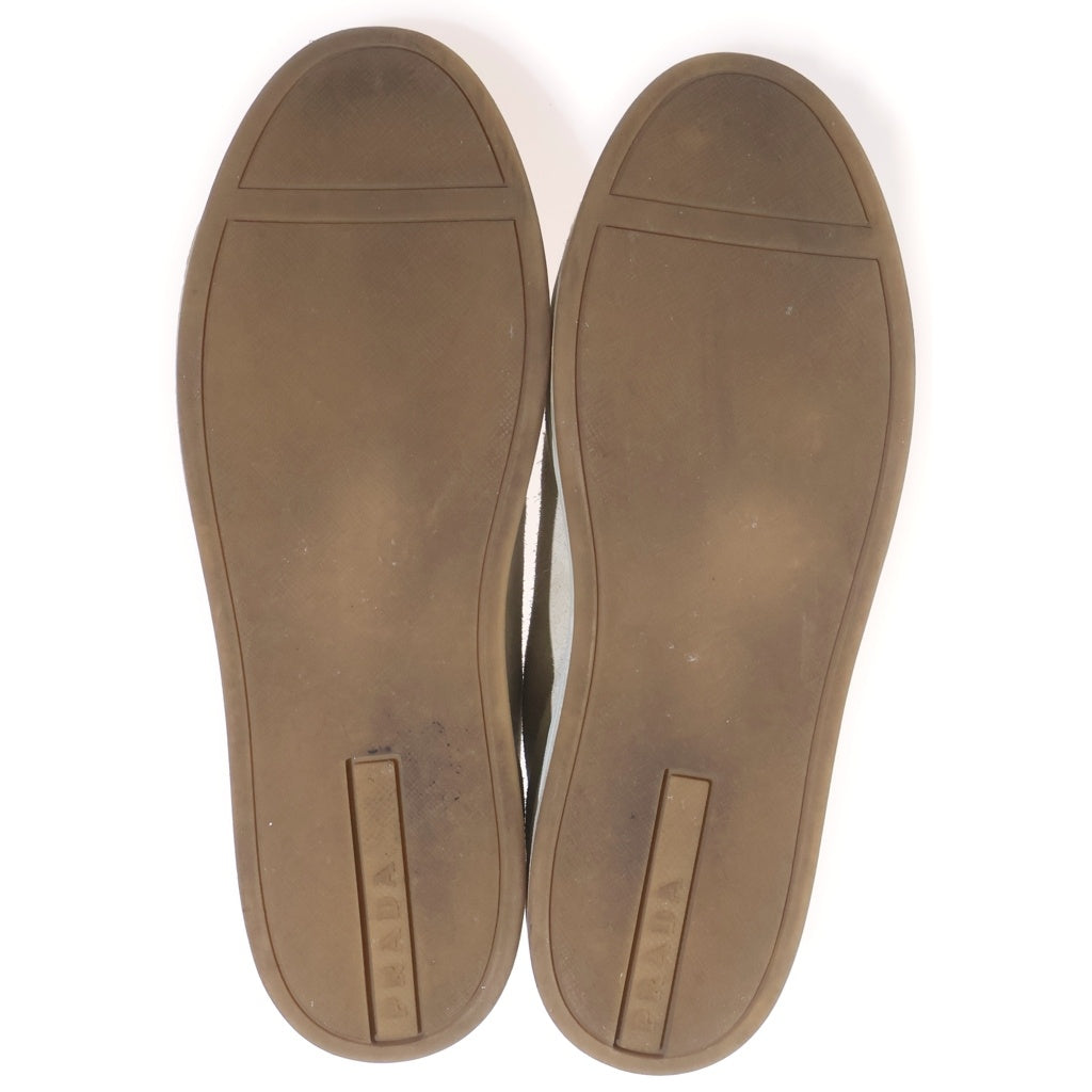 PRADA(プラダ) SUEDE DOWNTOWN SNEAKERS スウェード ダウンタウン ローカットスニーカー ベージュ レディース 1E535L