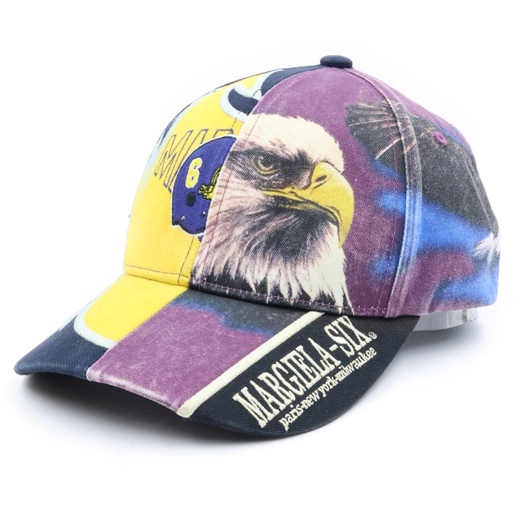 SUPREME(シュプリーム) 26SS ×MM6 Maison Margiela Split 6-Panel エムエムシックス メゾンマルジェラ スプリット 6パネルキャップ 帽子 ネイビー/パープル/イエロー