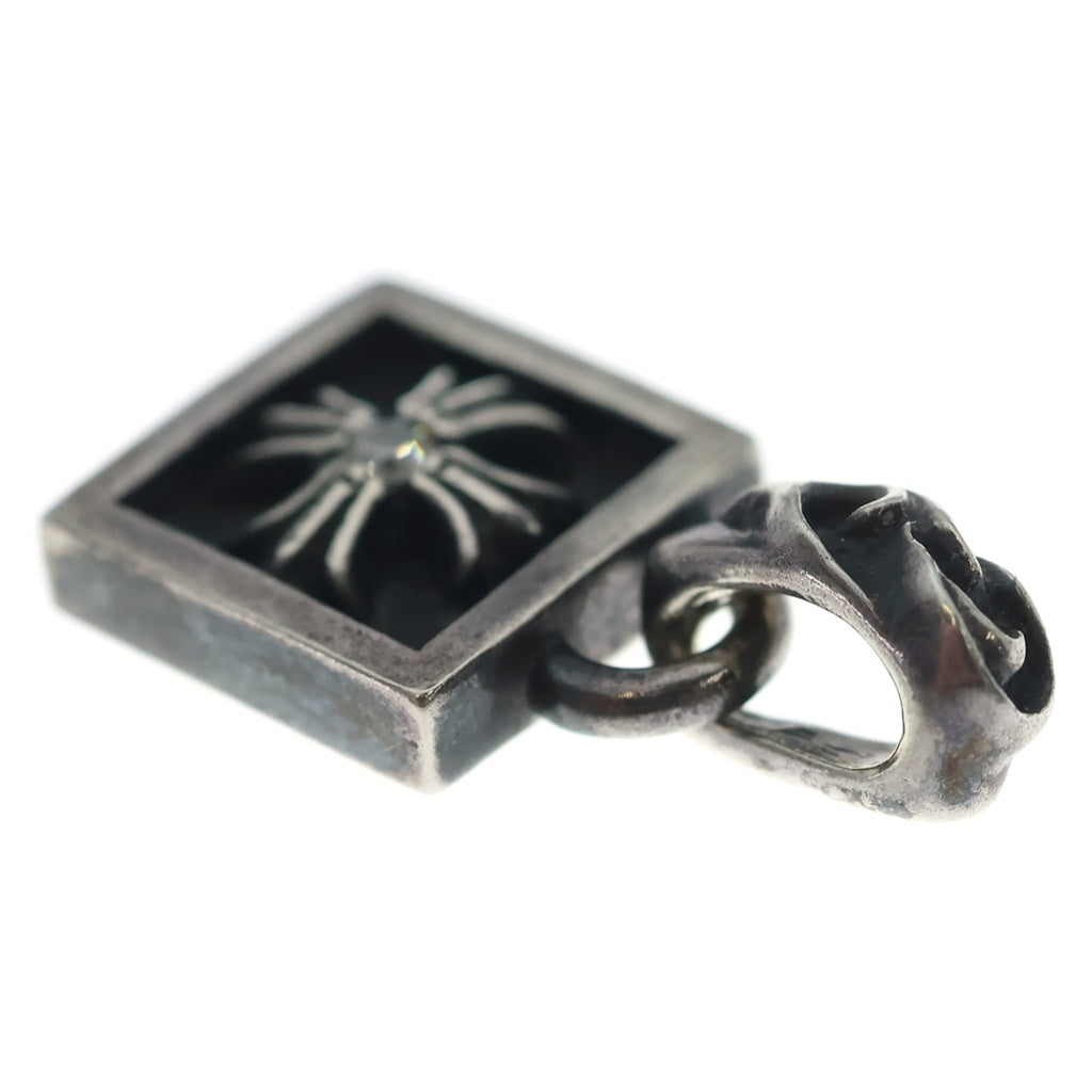 CHROME HEARTS(クロムハーツ) FRAMED CH PLUS 1DIA フレームドCHプラス 1ダイヤ チャーム ペンダントトップ シルバー