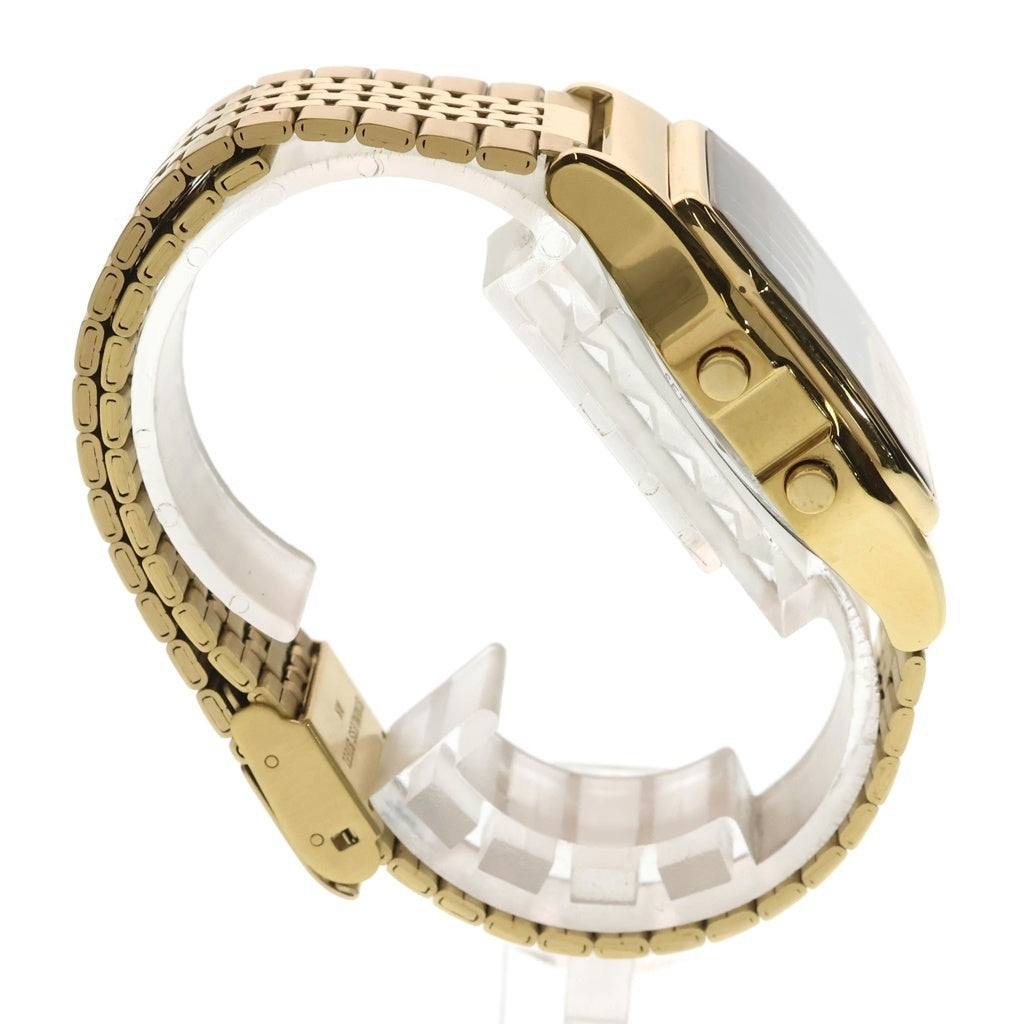 MM6 Maison Margiela(エムエムシックスメゾンマルジェラ) ×TIMEX T80 タイメックス グリーン文字盤 クォーツ ステンレス 腕時計 ゴールド TW2Y50000