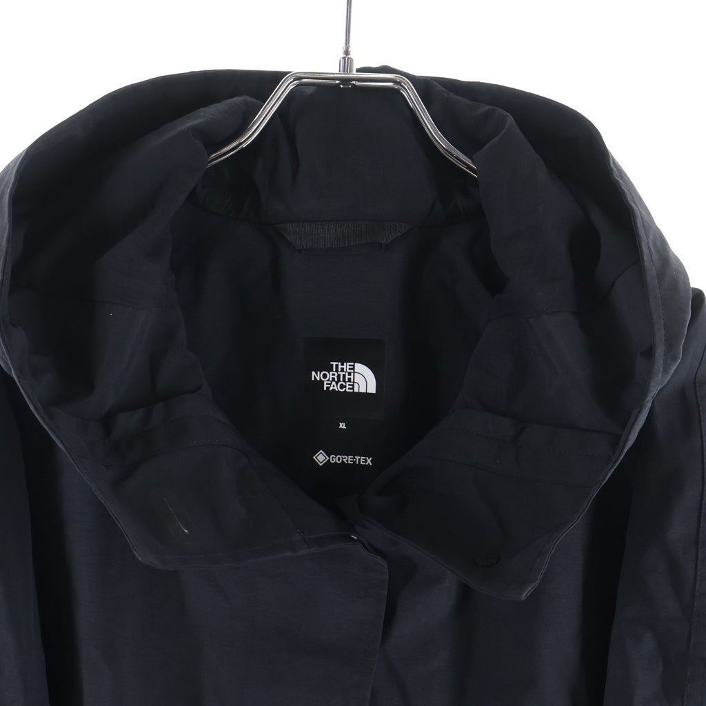 THE NORTH FACE(ザノースフェイス) GORE-TEX ZIPIN MAGNE BOLD HOODED COAT ゴアテックス ジップインマグネ ボールドフーデッド ナイロンロングコート ブラック NPW62163