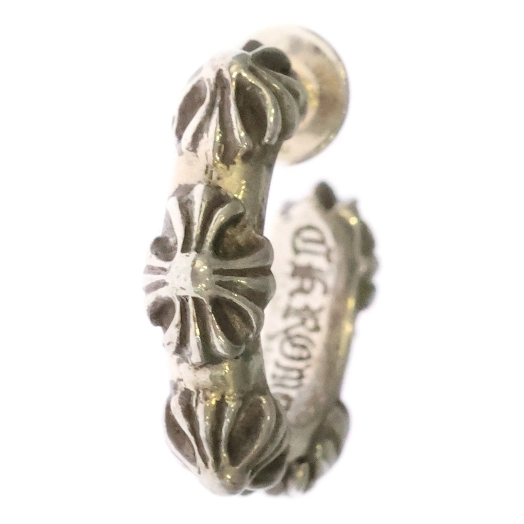 CHROME HEARTS(クロムハーツ) HOOP CROSS クロスバンド フープピアス シルバー BCA100