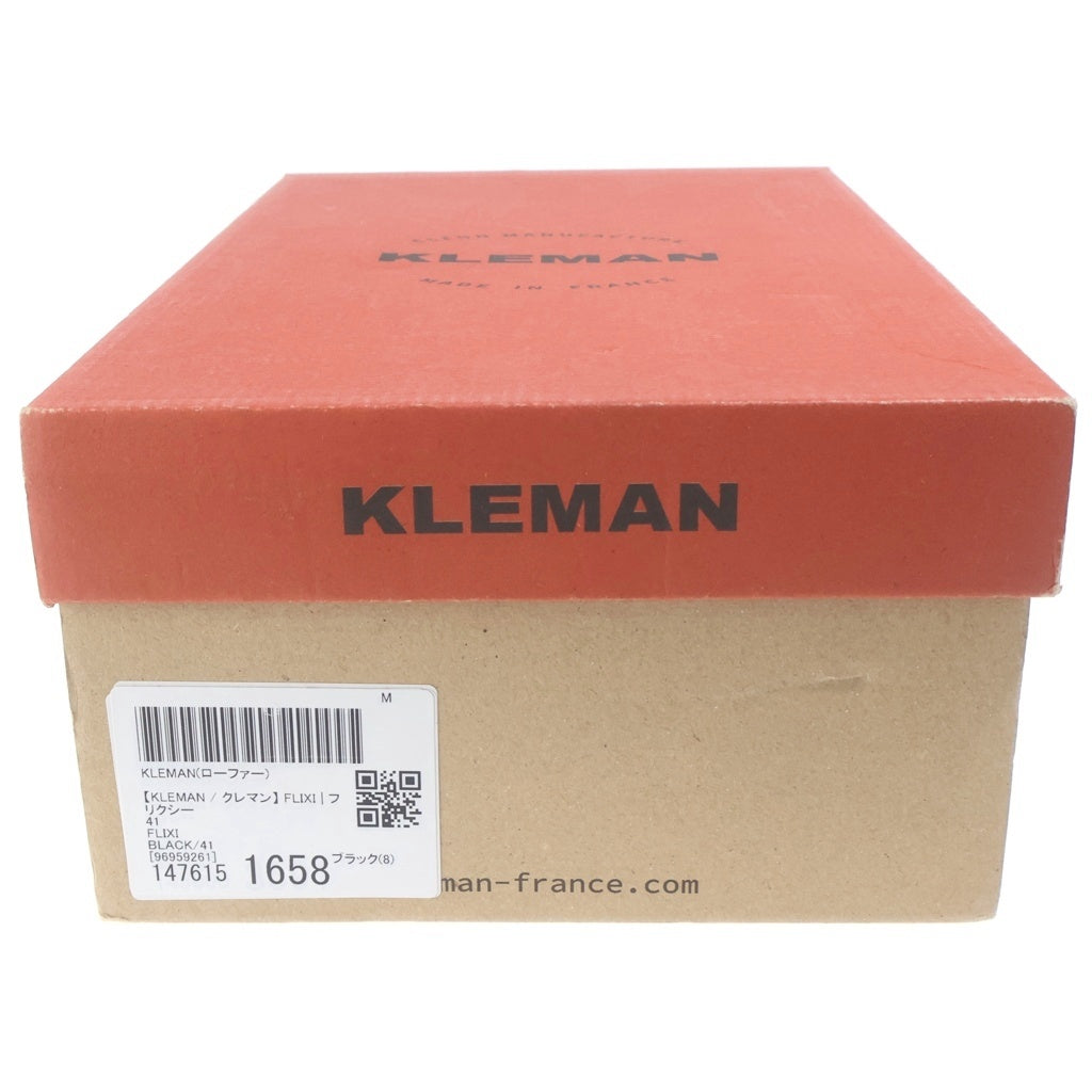 KLEMAN(クレマン) FLIXI フリクシー ラバーソール レザーローファー サービスシューズ ブラック 96959261
