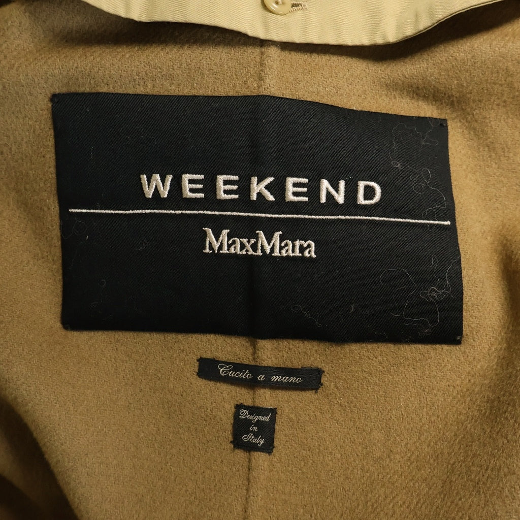 Weekend Max Mara(ウィークエンド マックスマーラ) バックベルト ポリコットン ロング トレンチコート レディース ベージュ 503601896