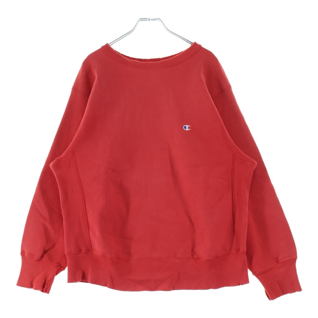 CHAMPION(チャンピオン) 80S VINTAGE REVERSE WEAVE ヴィンテージ リバースウィーブ トリコタグ中期 クルーネックスウェットトレーナー レッド