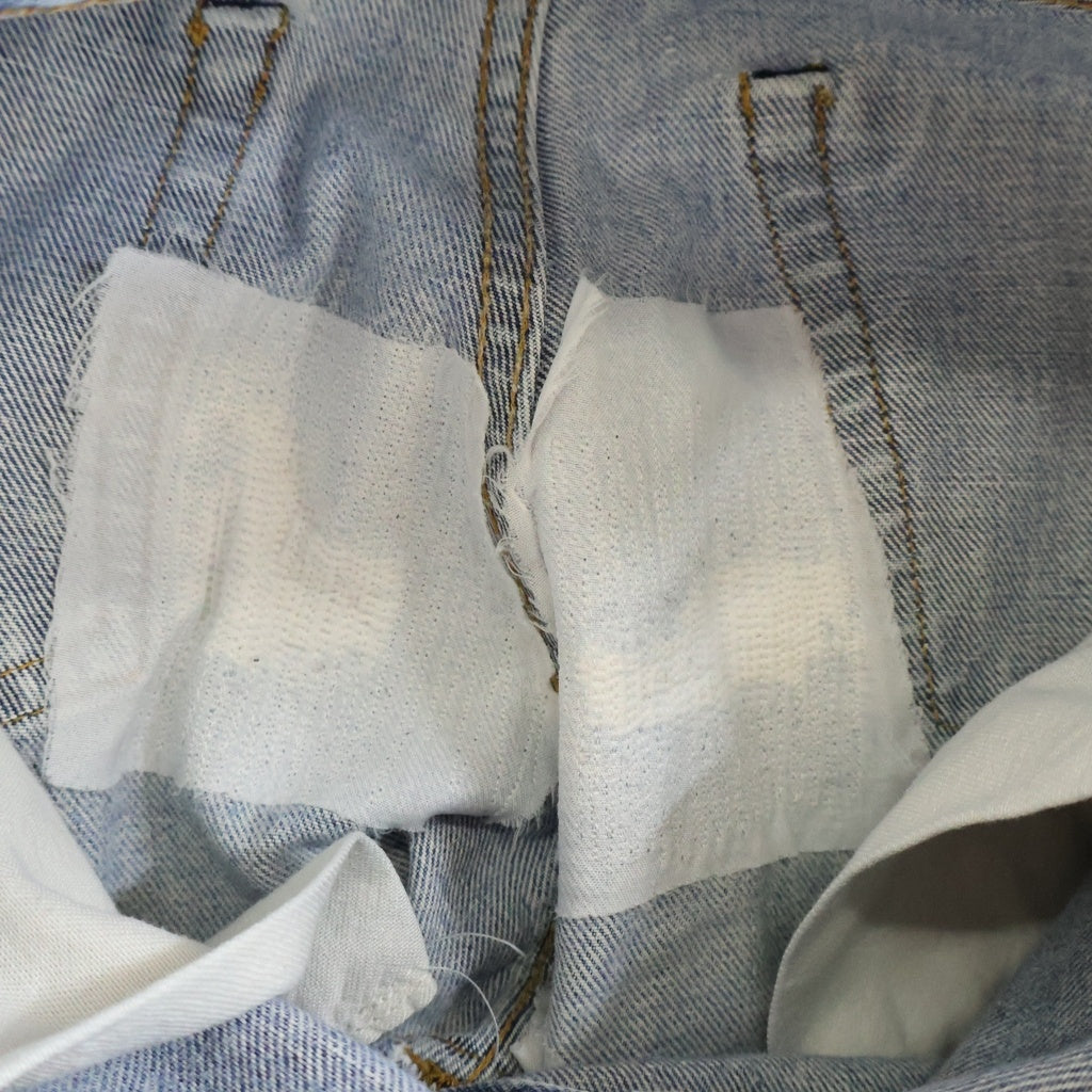 Levi's(リーバイス) 70S VINTAGE 501 66後期 ヴィンテージ ボタン裏6 スモールe ボタンフライデニムパンツ レディース インディゴ