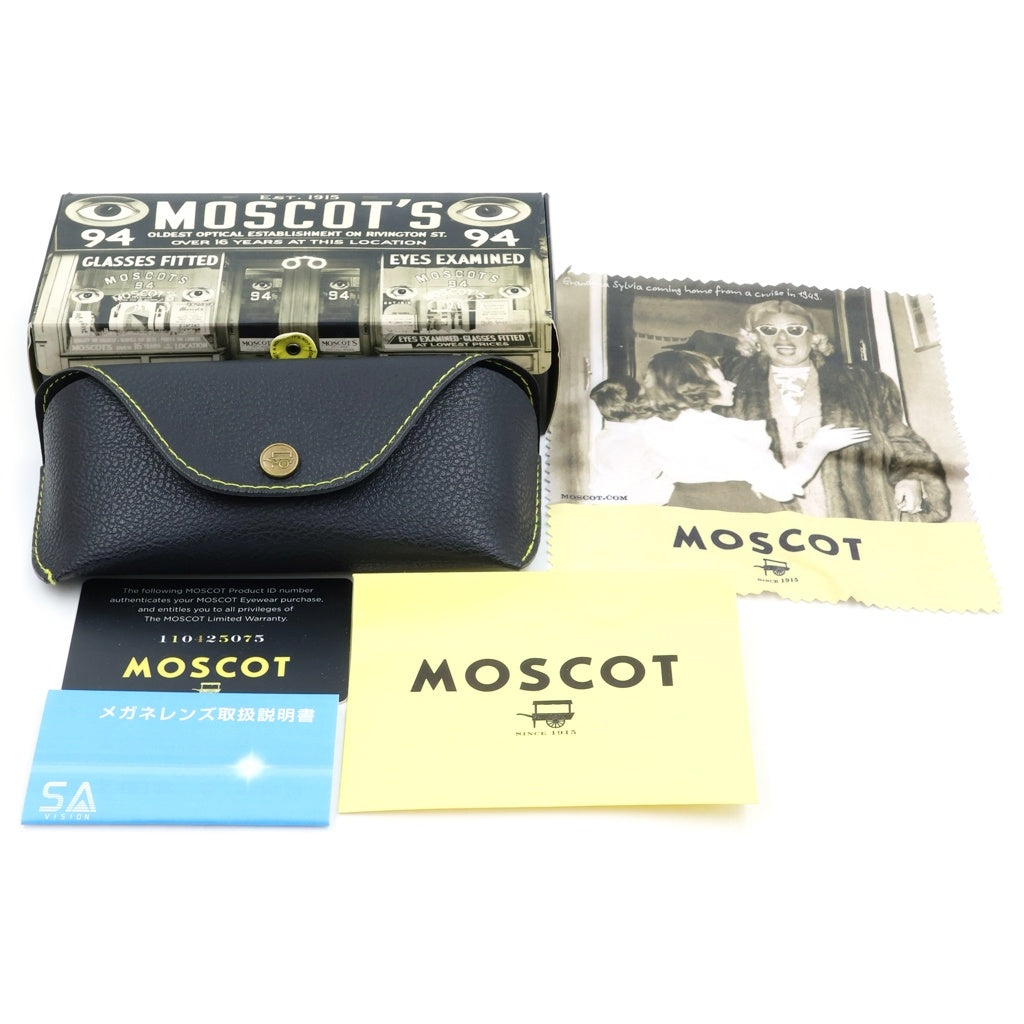 MOSCOT(モスコット) LEMTOSH SMKGTP レムトッシュ 日本限定 ウェリントンサングラス メガネ グレー/ゴールド