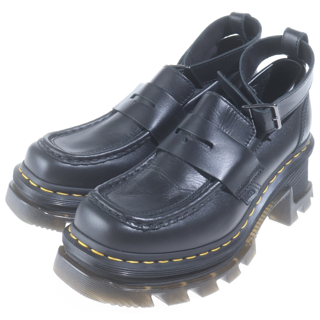 Dr.Martens(ドクターマーチン) CORRAN コーラン チャンキーソール レザーヒールローファー レディース ブラック 40534001