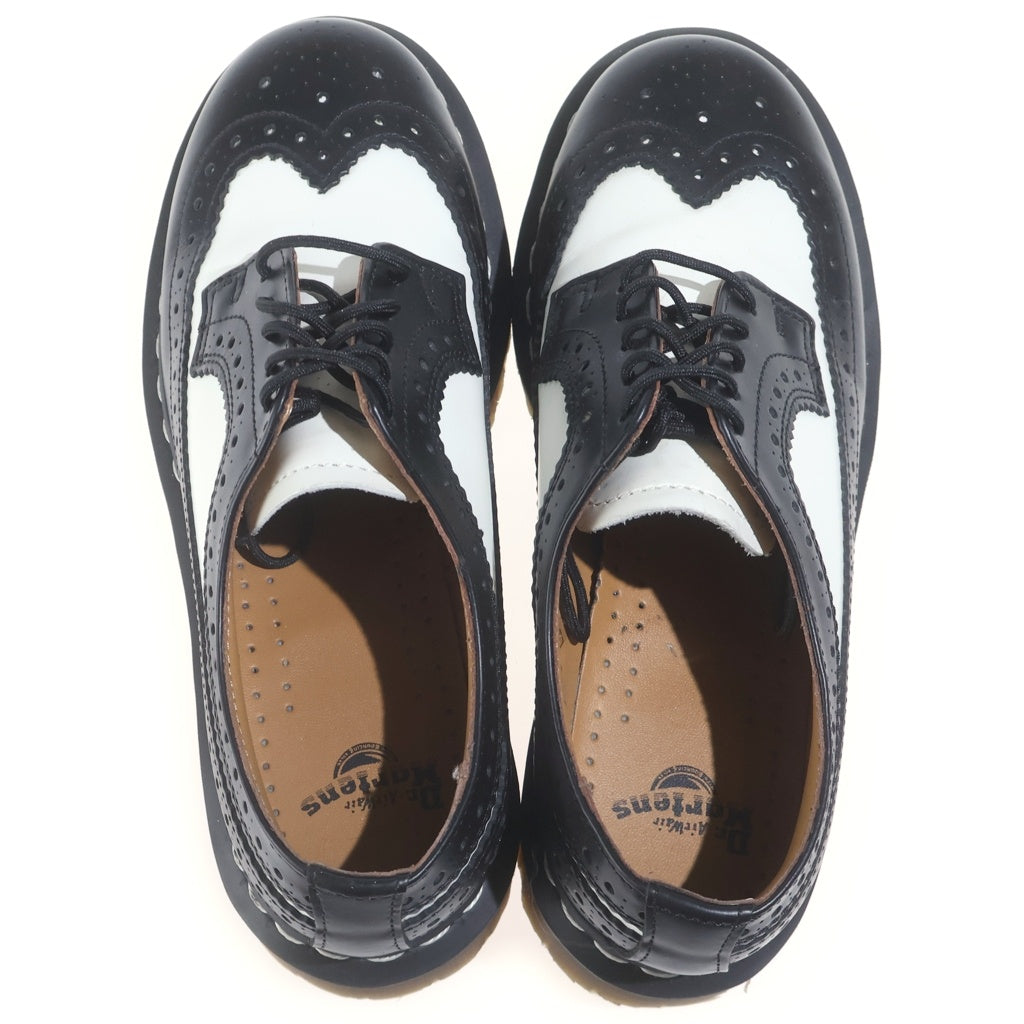 Dr.Martens(ドクターマーチン) 3989 BEX WINGTIP ベックスウィングチップ バイカラーレザーシューズ レディース ブラック/ホワイト 10458001