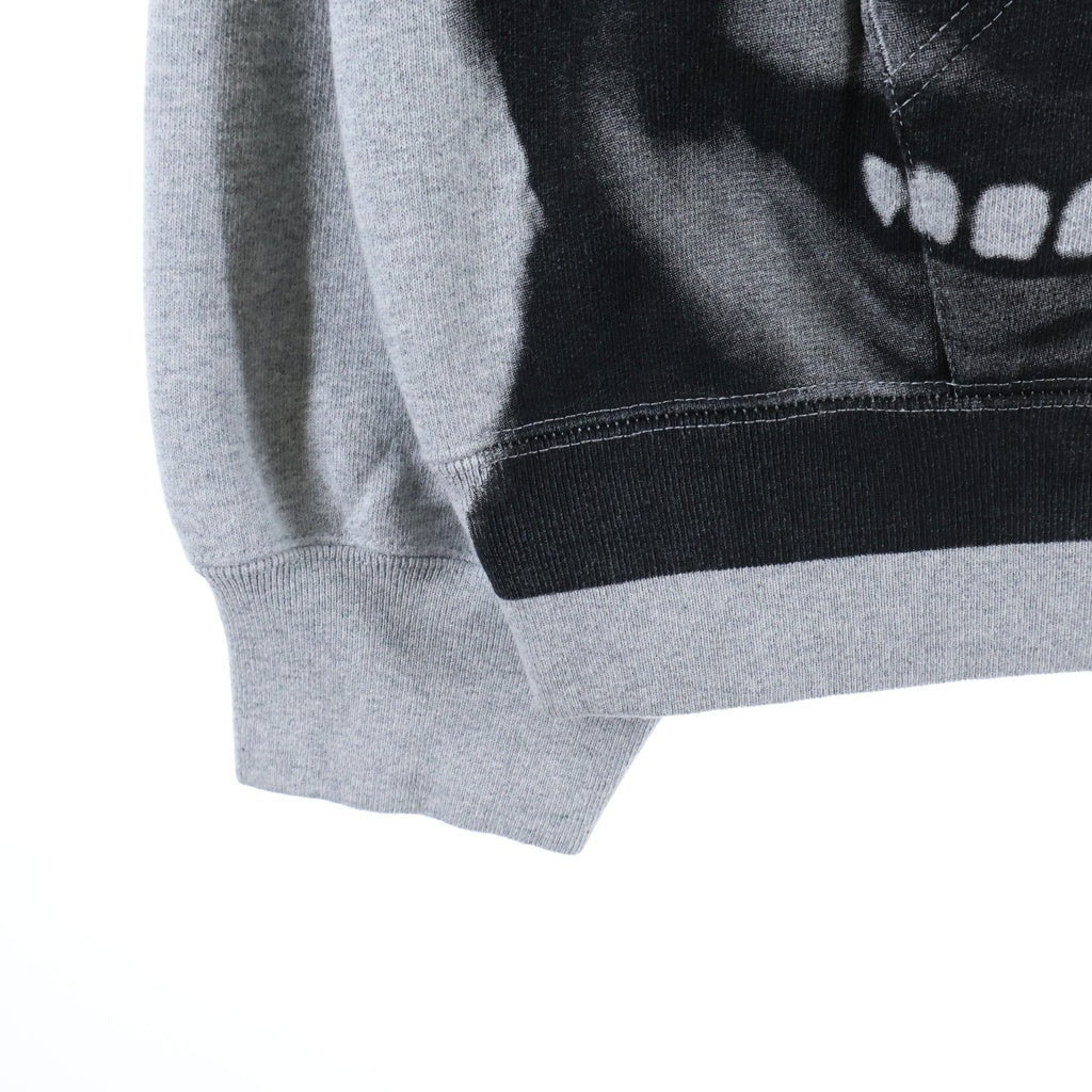 SUPREME(シュプリーム) 25SS ×APHEX TWIN Zip Up Hooded Sweatshirt エイフェックスツイン 両面プリント ジップアップフーデッドスウェットシャツ パーカー グレー