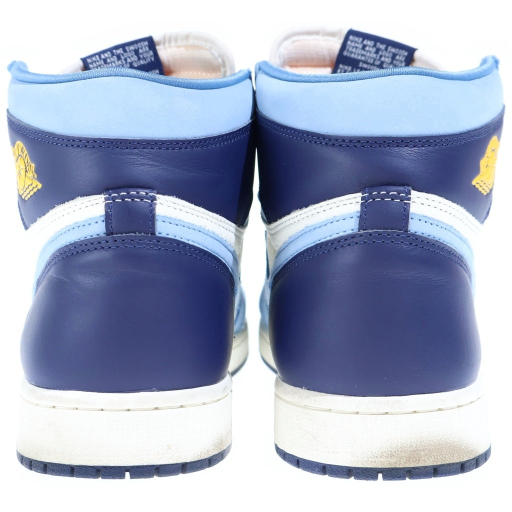 NIKE(ナイキ) WMNS AIR JORDAN RETRO HIGH OG FIRST IN FLIGHT エア ジョーダン 1 レトロ ファースト イン フライト ハイカットスニーカー ライトブルー US11.5/28.5cm FD2596-400