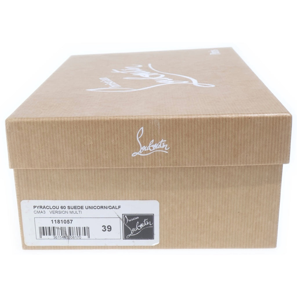 CHRISTIAN LOUBOUTIN(クリスチャンルブタン) PYRACLOU 60 SUEDE UNICORN ピラクル スウェード ユニコーン カラースタッズ サンダル レディース マルチカラー 1181057