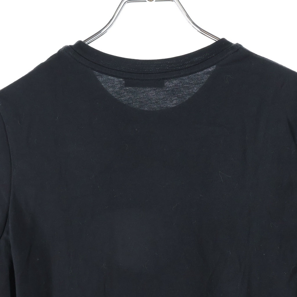 MONCLER(モンクレール) 20SS フロントロゴ クルーネック半袖Tシャツ カットソー ブラック F10938C71510 レディース