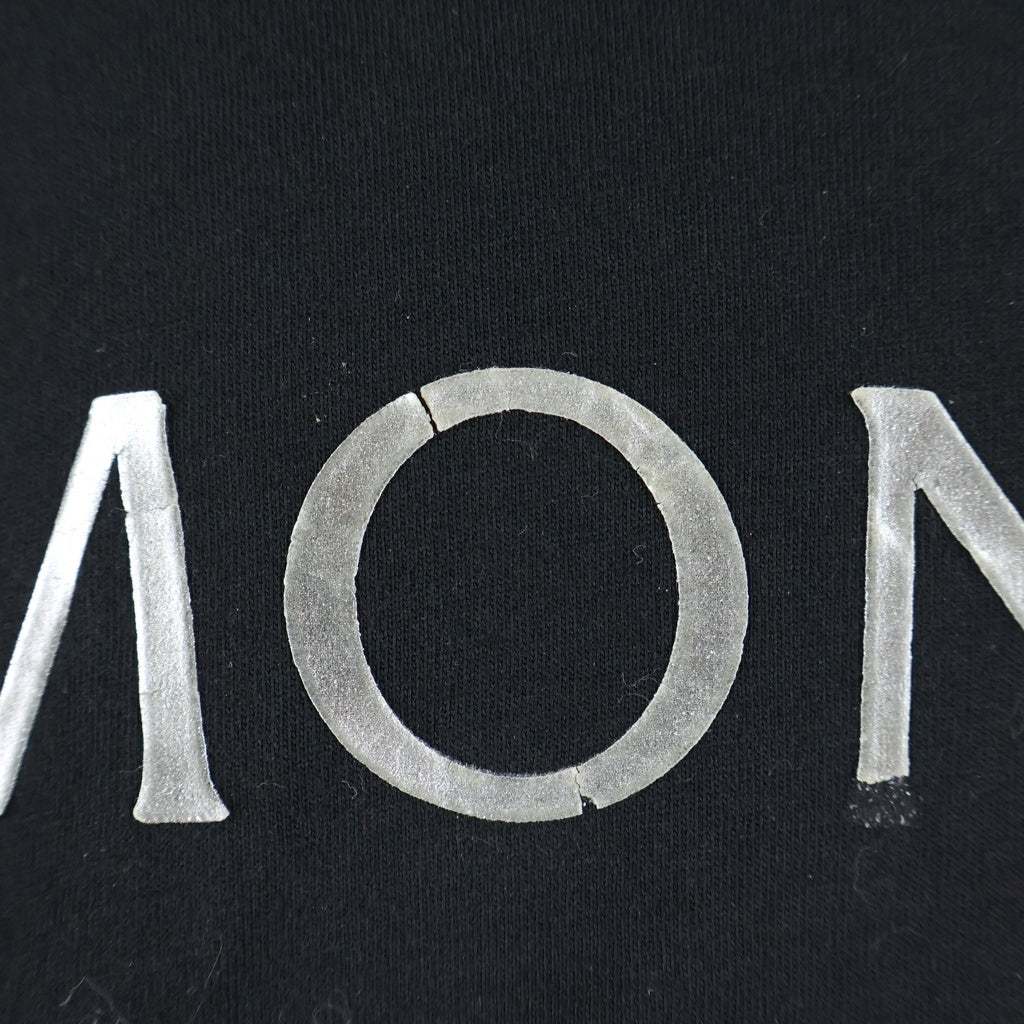 MONCLER(モンクレール) 20SS フロントロゴ クルーネック半袖Tシャツ カットソー ブラック F10938C71510 レディース