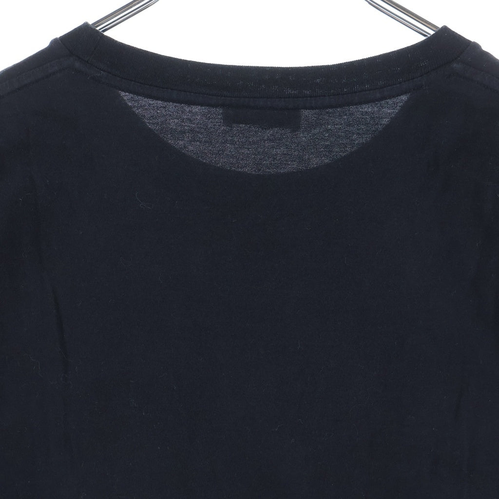 SAINT LAURENT PARIS(サンローランパリ) ロゴプリント クルーネック半袖Tシャツ カットソー ブラック 460876 YB2DQ