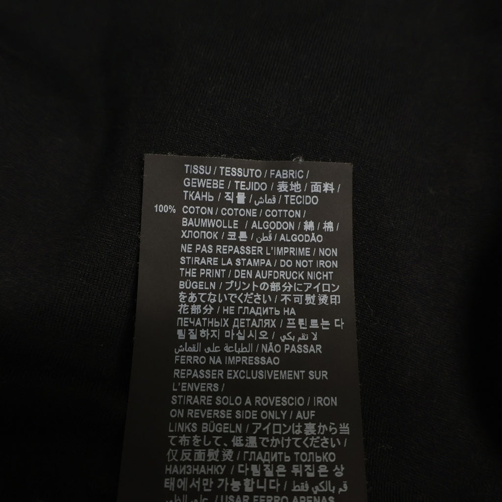 SAINT LAURENT PARIS(サンローランパリ) ロゴプリント クルーネック半袖Tシャツ カットソー ブラック 460876 YB2DQ