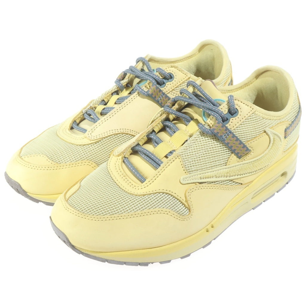 NIKE(ナイキ) ×TRAVIS SCOTT AIR MAX 1 CACTUS GOLD トラヴィススコット エアマックス1 カクタスゴールド ローカットスニーカー イエロー US9/27.0cm DO9392-700