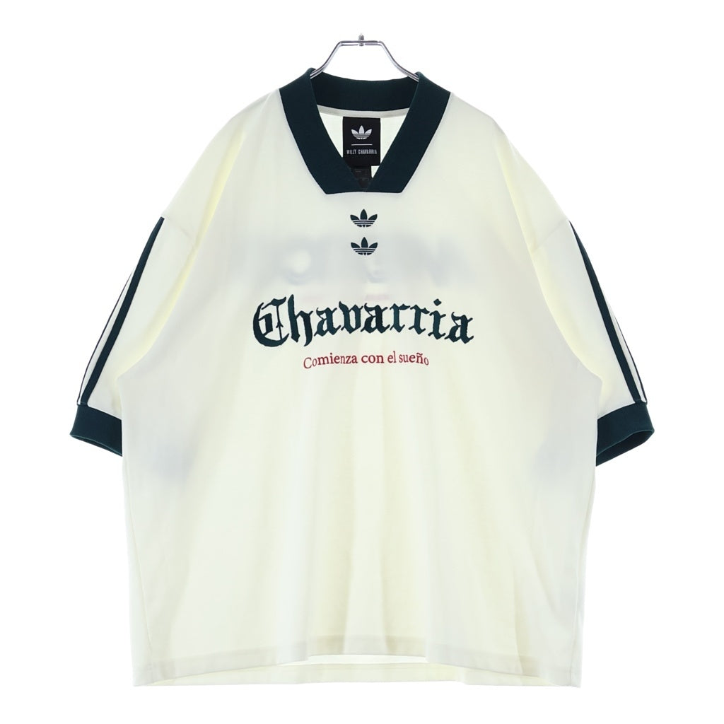 adidas(アディダス) ×WILLY CHAVARRIA SOCCER TEE ウィリーチャバリア フロントロゴ バックメキシコ刺繍 サッカーTシャツ 半袖 カットソー ホワイト KY7708