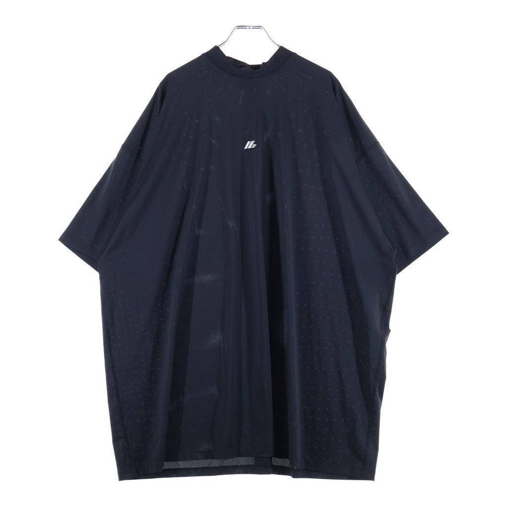 BALENCIAGA(バレンシアガ) テクニカルメッシュ クルーネックTシャツ 半袖 カットソー ブラック 793288 4E3B3