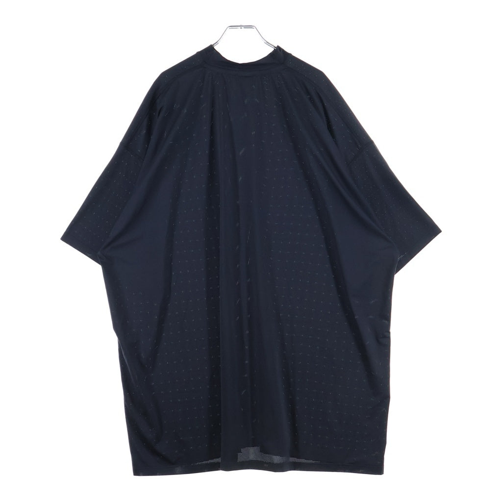 BALENCIAGA(バレンシアガ) テクニカルメッシュ クルーネックTシャツ 半袖 カットソー ブラック 793288 4E3B3